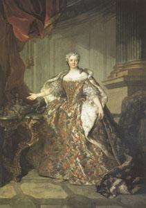 Louis Tocque Marie Leczinska Queen of France wife of Louis XV (mk05) China oil painting art